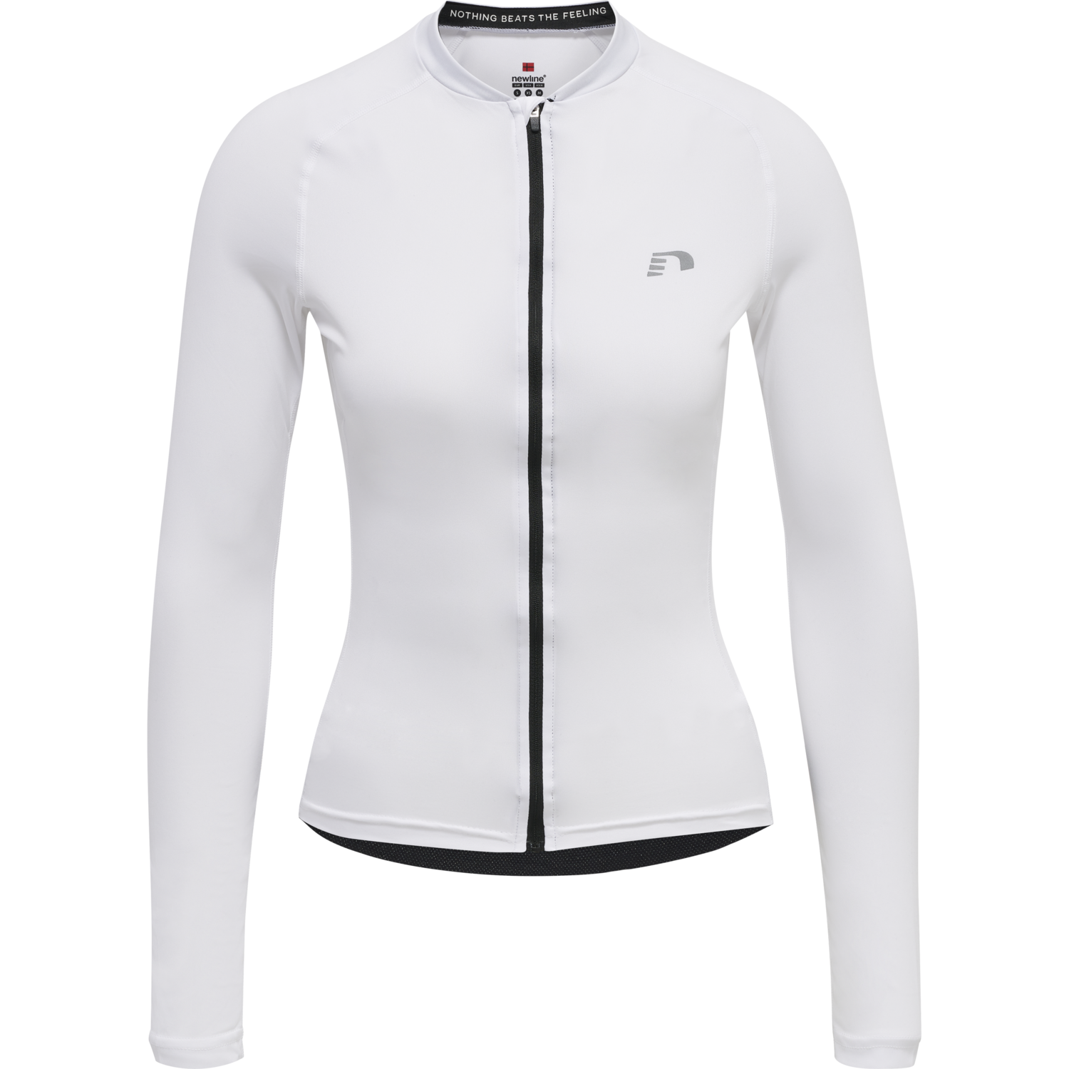 WOMENS CORE BIKE L/S JERSEY, WHITE, packshot