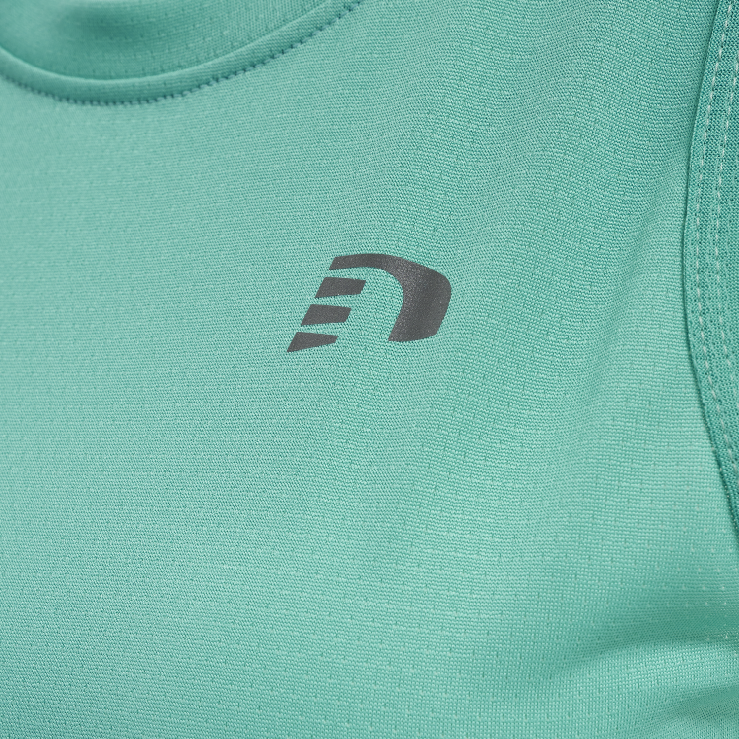 WOMEN RUNNING SINGLET, BLUE TURQUOISE, packshot