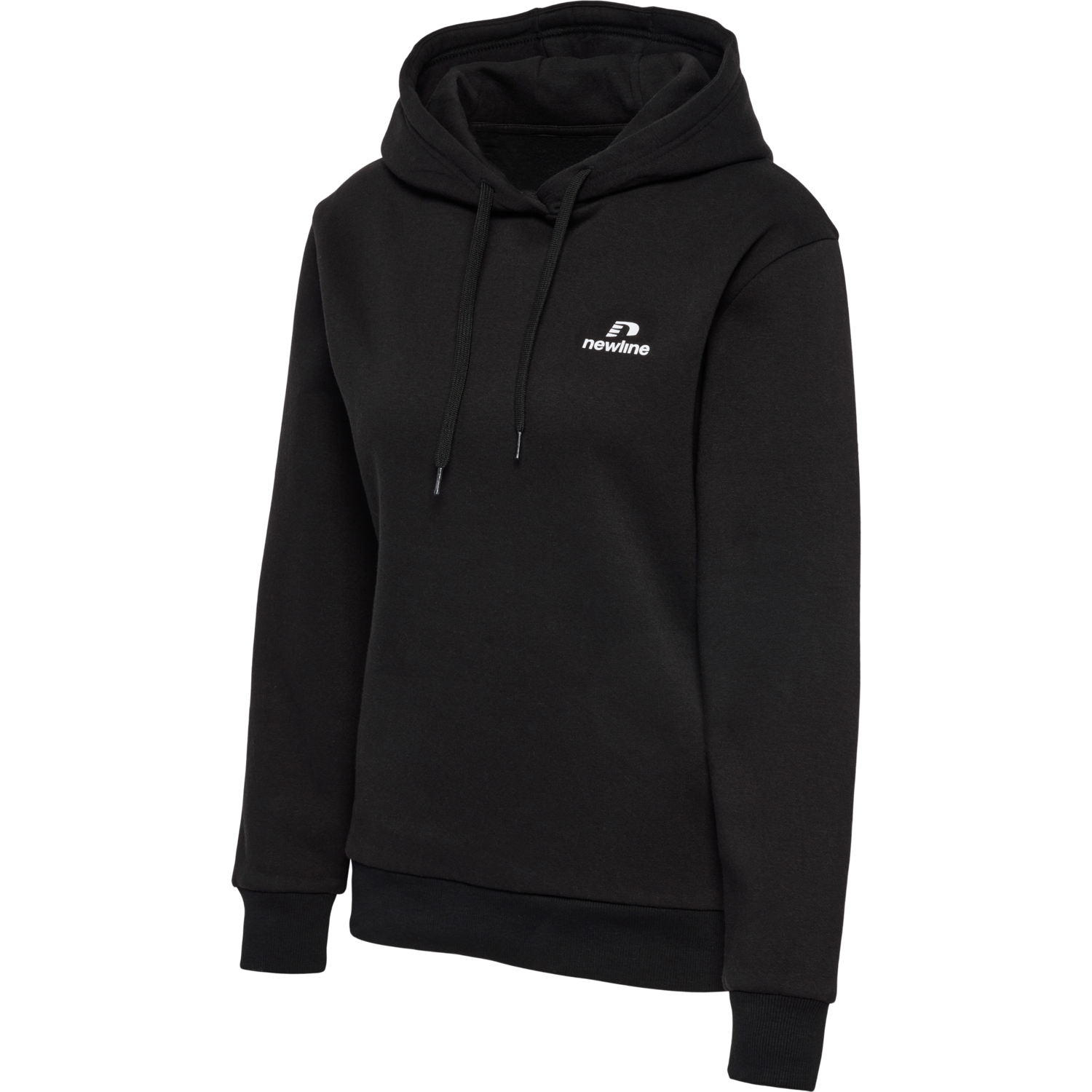 nwlLEA COTTON HOODIE WOMEN, BLACK, packshot