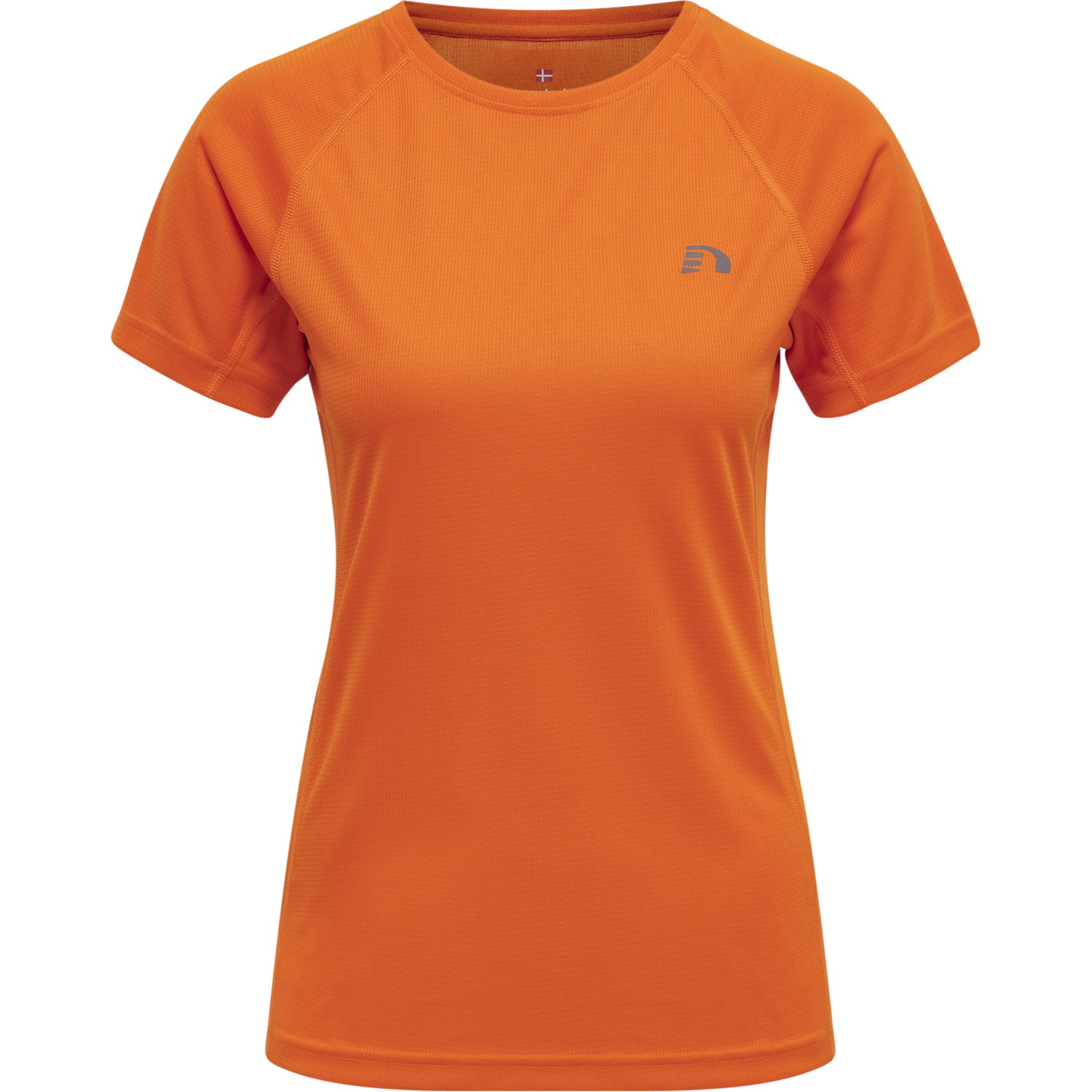 WOMEN CORE RUNNING T-SHIRT S/S, ORANGE TIGER, packshot