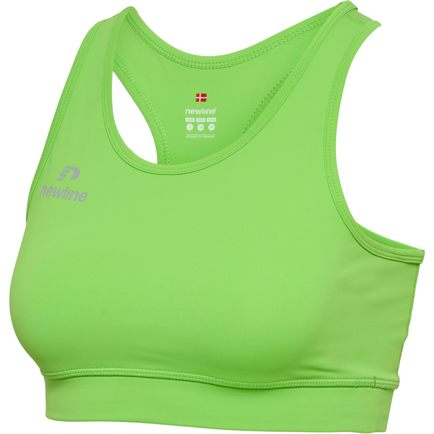 WOMEN'S ATHLETIC TOP, GREEN FLASH, packshot