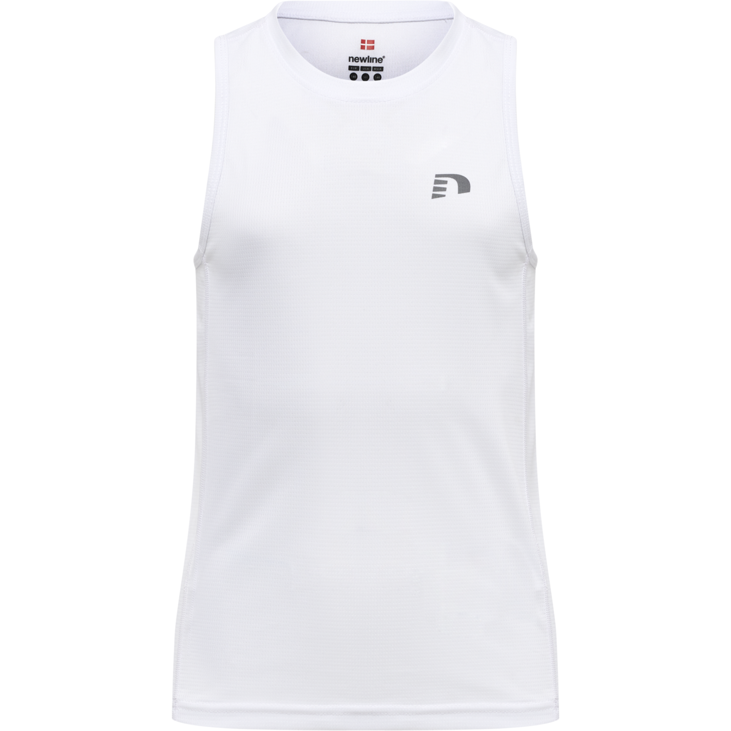 KIDS CORE RUNNING SINGLET, WHITE, packshot